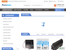 Tablet Screenshot of partsbaba.com